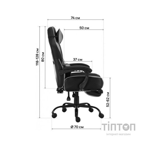 Крісло ігрове GT Racer X-2748 Black/Blue