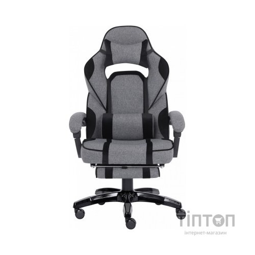 Крісло ігрове GT Racer X-2749-1 Gray/Black Suede (X-2749-1 Fabric Gray/Black Suede)