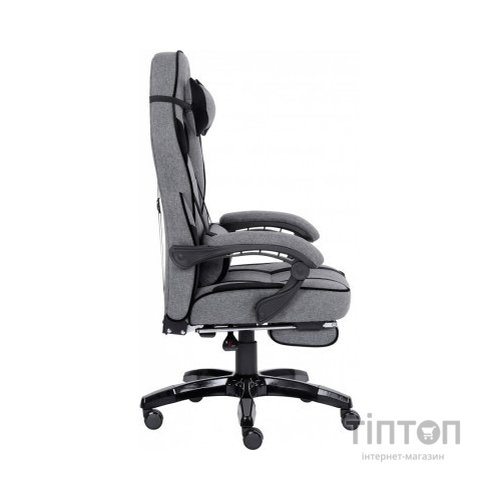 Крісло ігрове GT Racer X-2749-1 Gray/Black Suede (X-2749-1 Fabric Gray/Black Suede)