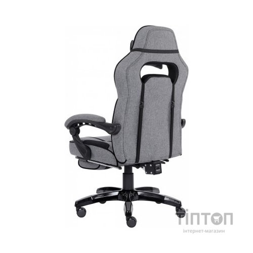 Крісло ігрове GT Racer X-2749-1 Gray/Black Suede (X-2749-1 Fabric Gray/Black Suede)
