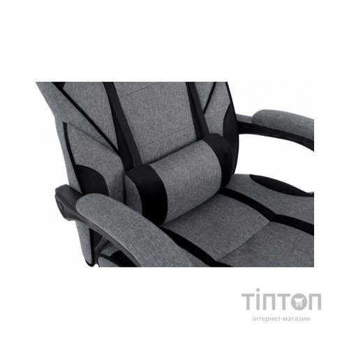 Крісло ігрове GT Racer X-2749-1 Gray/Black Suede (X-2749-1 Fabric Gray/Black Suede)