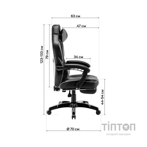 Крісло ігрове GT Racer X-2749-1 Gray/Black Suede (X-2749-1 Fabric Gray/Black Suede)