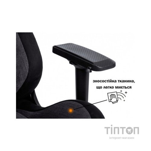 Крісло ігрове GT Racer X-8005 Dark Gray/Black Suede