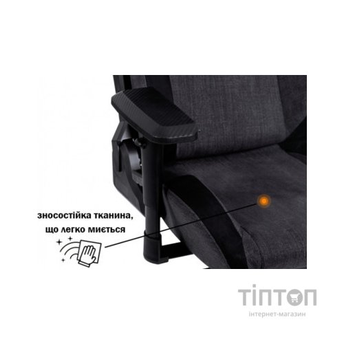 Крісло ігрове GT Racer X-8005 Dark Gray/Black Suede