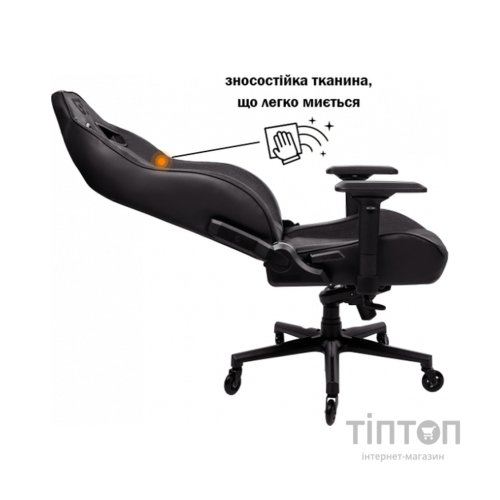 Крісло ігрове GT Racer X-8009 Dark Gray/Black (X-8009 Fabric Dark Gray/Black)