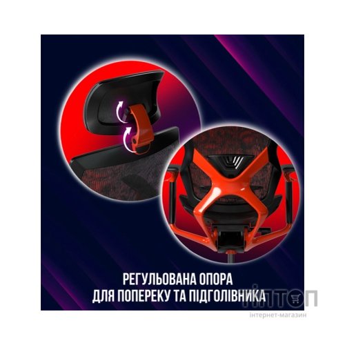 Крісло ігрове Lorgar Grace 855 Red/Black (LRG-CHR855RB)