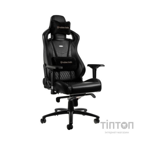 Крісло ігрове Noblechairs Epic Series Real Leather Black (NBL-RL-BLA-001)