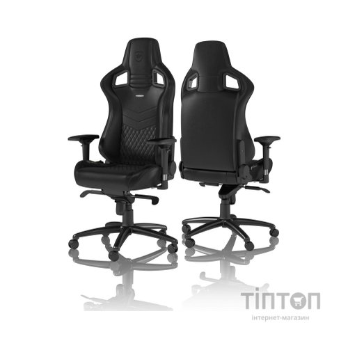 Крісло ігрове Noblechairs Epic Series Real Leather Black (NBL-RL-BLA-001)