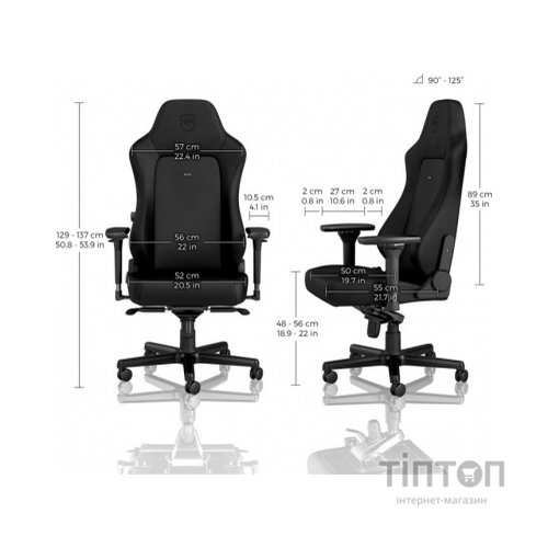 Крісло ігрове Noblechairs Hero Gaming Black Edition (NBL-HRO-PU-BED)