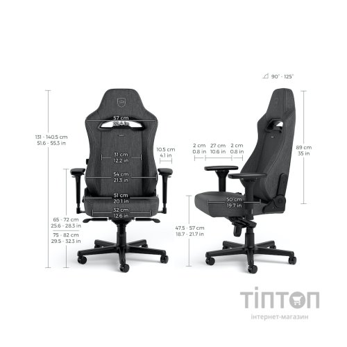 Крісло ігрове Noblechairs HERO ST TX Gaming Chair Anthracite (NBL-HRO-ST-ATC)