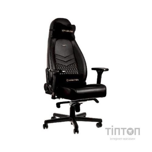 Крісло ігрове Noblechairs Icon Real Leather Black (GAGC-090)