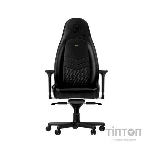 Крісло ігрове Noblechairs Icon Real Leather Black (GAGC-090)