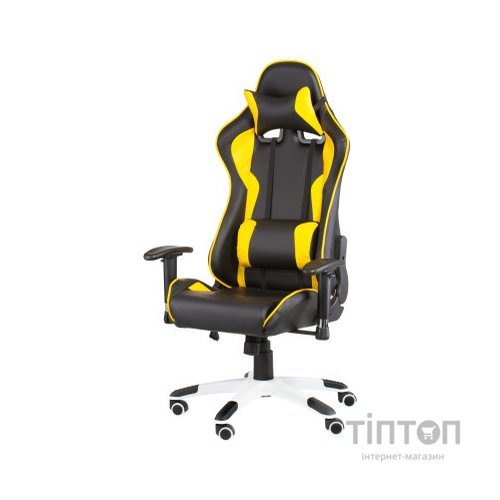 Крісло ігрове Special4You ExtremeRace black/yellow (E4756)