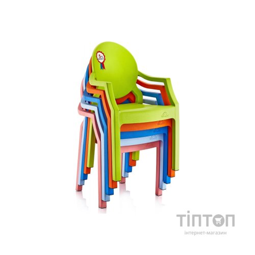 Крісло садове Irak Plastik дитяче бешкетник рожеве (4838)