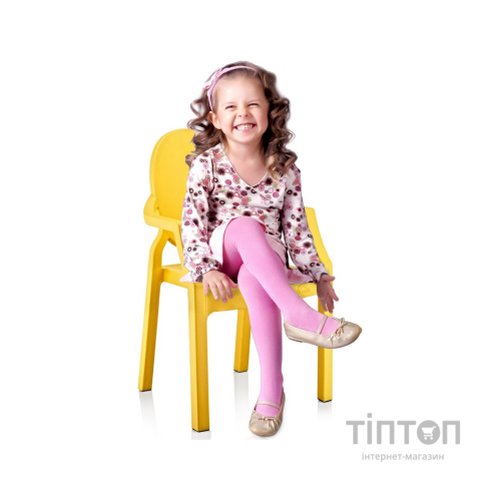 Крісло садове Irak Plastik дитяче бешкетник рожеве (4838)