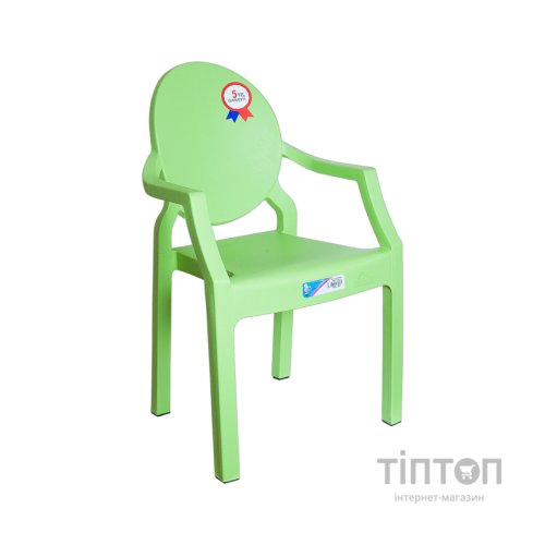 Крісло садове Irak Plastik дитяче бешкетник зелене (4587)