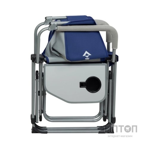 Крісло складане KingCamp ASH Navy/Beige (KC3824_NAVY/MEDIUMGREY)