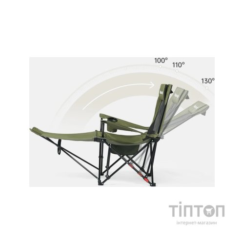 Крісло складане Naturehike CNK2550JJ023 Nightfall T05, сталь, оливкове (6977465865588)