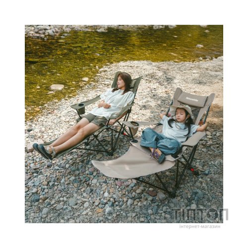 Крісло складане Naturehike CNK2550JJ023 Nightfall T05, сталь, оливкове (6977465865588)