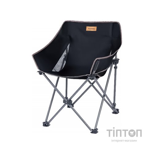 Крісло складане Naturehike NH20JJ022 600D Oxford Cotton Steel Black (6927595766392)