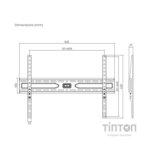 Кронштейн Brateck KL36-46F