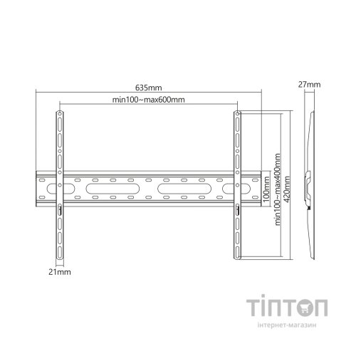 Кронштейн Brateck KL36-46T