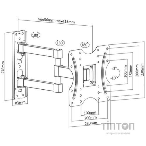 Кронштейн Brateck KLA27-223
