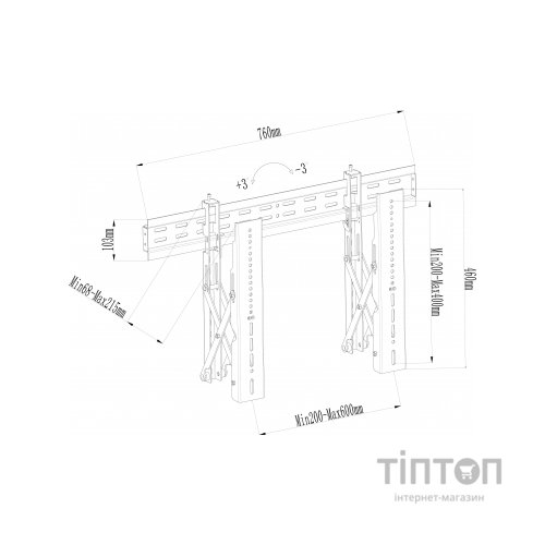 Кронштейн Charmount WMX-64