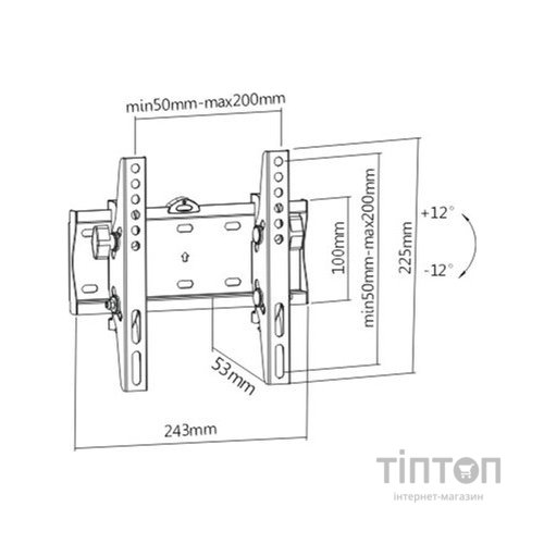 Кронштейн Gembird WM-42T-02