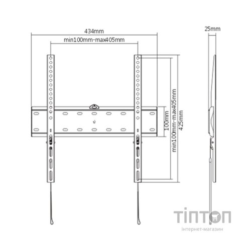 Кронштейн Gembird WM-55F-02