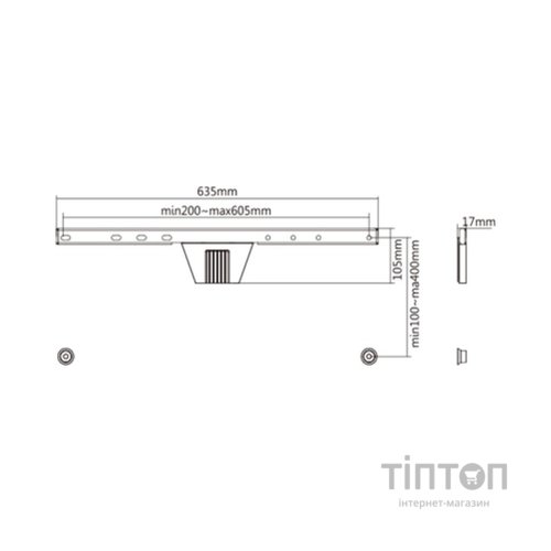Кронштейн Gembird WM-S80F-01