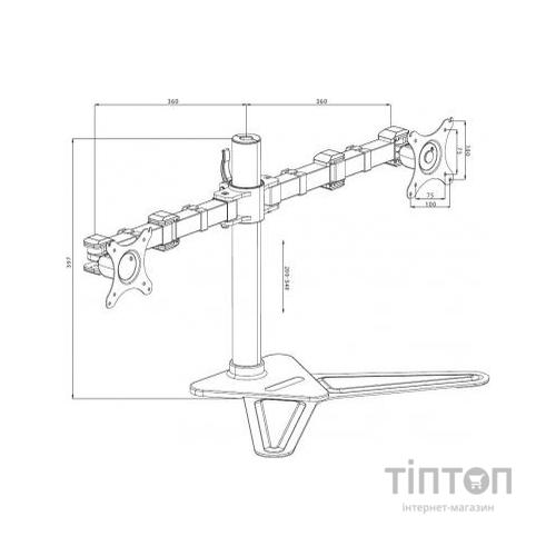 Кронштейн iiyama DS1002D-B1 чорний