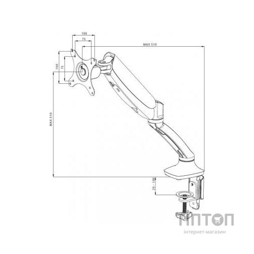 Кронштейн iiyama DS3001C-B1 чорний
