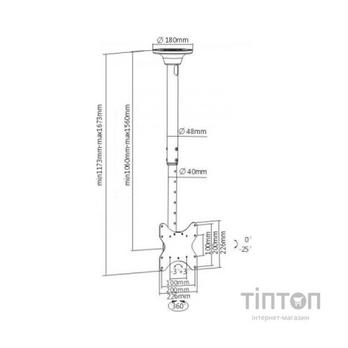 Кронштейн ITech Celb-52L