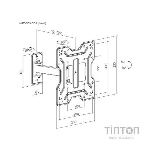 Кронштейн ITech LCD222