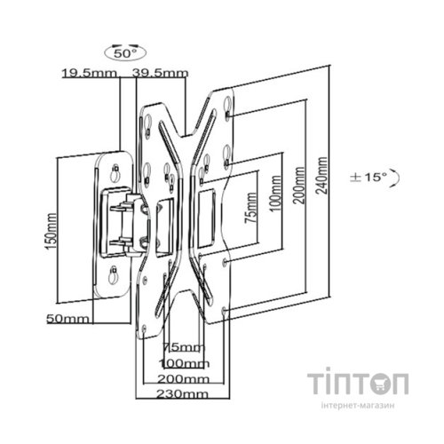 Кронштейн ITech LCD421