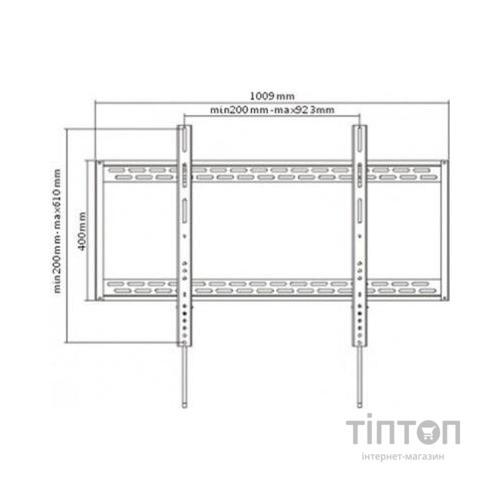 Кронштейн ITech PLB-100 чорний