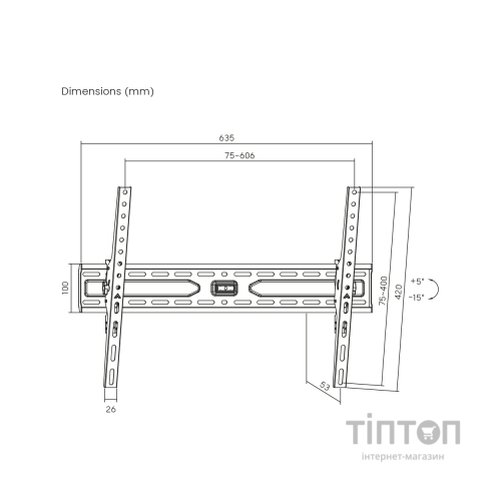 Кронштейн ITech PLB3