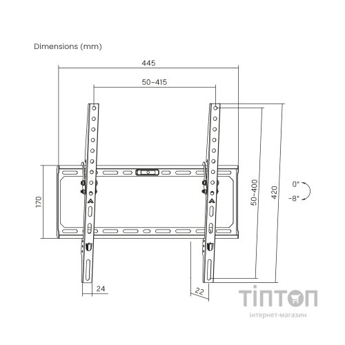 Кронштейн ITech PN4T