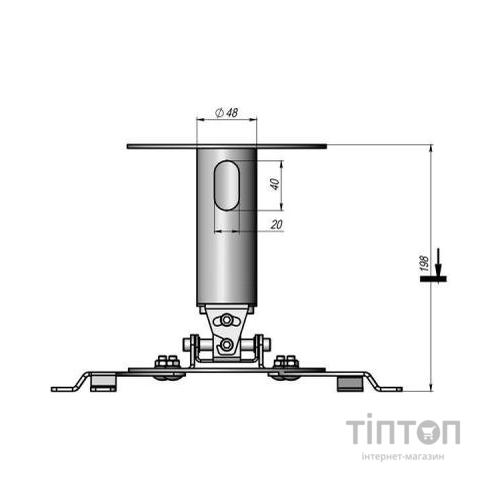 Кронштейн KSL CMPR-2 металік