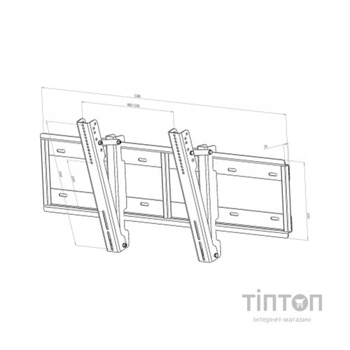 Кронштейн KSL WM4N-B понад 50"