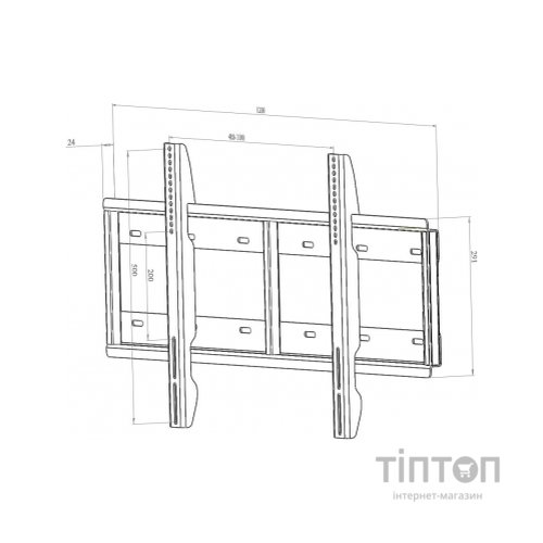 Кронштейн KSL WM4P-B понад 50&quot;