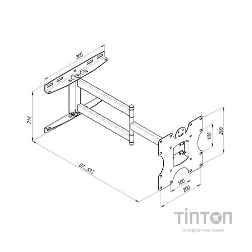 Кронштейн KSL WMO-4325T