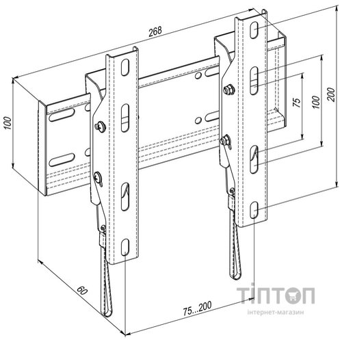 Кронштейн KSL WMO-5121N