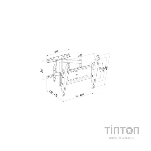 Кронштейн KSL WMO-6246T