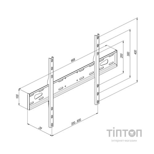 Кронштейн KSL WMO-8260P