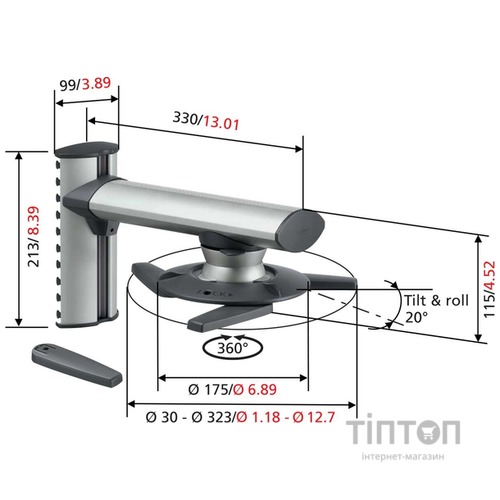 Кронштейн настенный Vogels EPW 6565 Projector Wall Solution