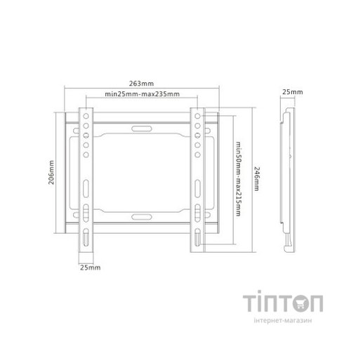 Кронштейн Satelit 19-42PIVOT200 (250516)