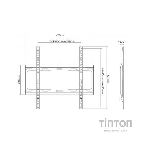 Кронштейн Satelit 32-65FIX400 (250523)