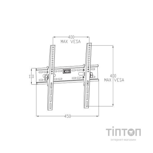 Кронштейн Vinga TM20-4451 чорний